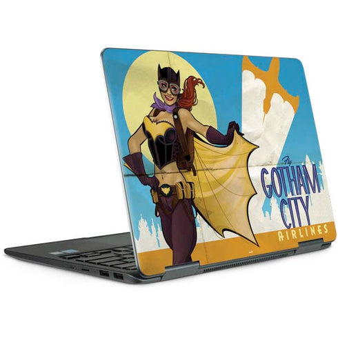 DC Comics Bombshells Batgirl- Fly Gotham City Airlines Notebook 9 Pro 13in (2017) Skin